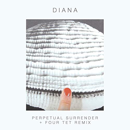 Album cover for Diana’s “Perpetual Surrender” featuring a seashell and a finger.