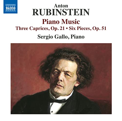 CD cover featuring a portrait of composer Anton Rubinstein.