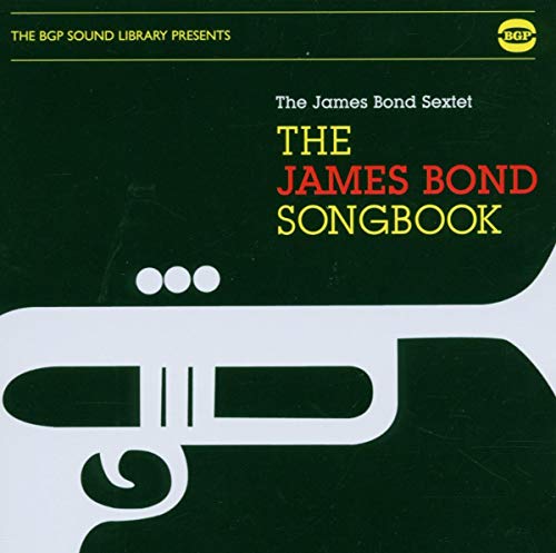 CD cover for "The James Bond Songbook" featuring a white trumpet graphic.