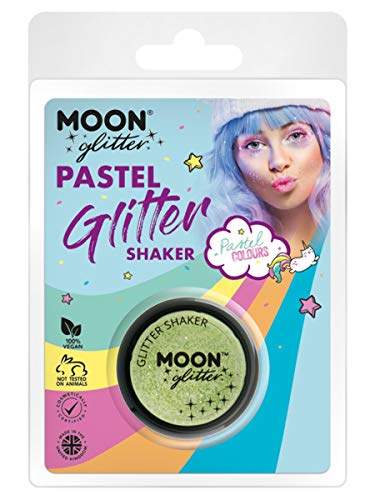 Moon Glitter Pastel Glitter Shakers Mint