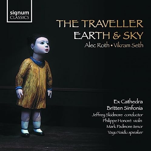 CD cover: a young child in a yellow dress, classical music details.
