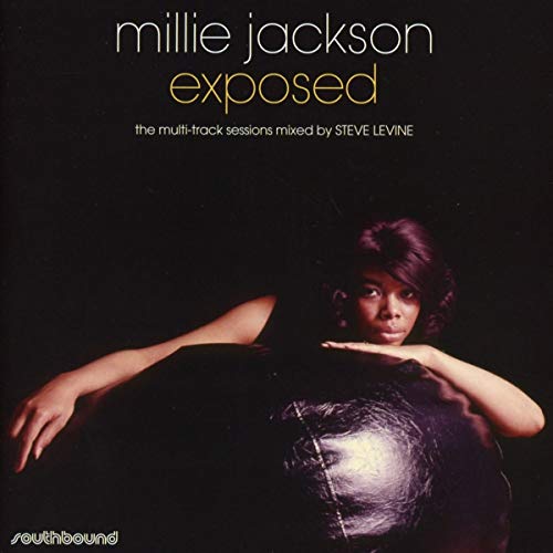 "CD album cover featuring Millie Jackson, a woman with dark hair, against a black background."