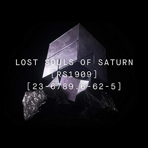 Dark album cover featuring a crystalline structure and text: "LOST SOULS OF SATURN".
