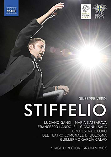 "Blu-ray cover featuring a man singing with arm raised, spotlight shining."