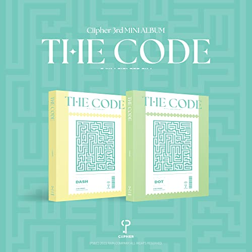 Ciipher's "The Code" album cover with green and gold geometric designs.