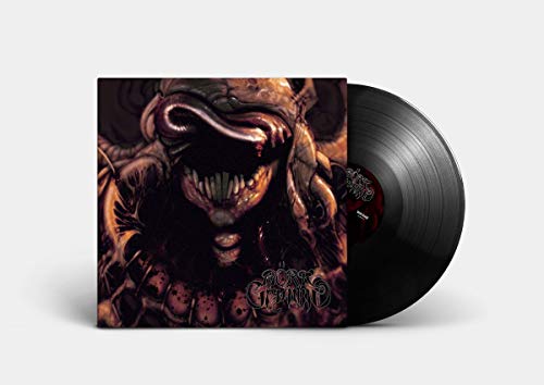 Vinyl record with a dark, grotesque creature on the cover art.