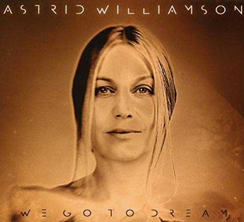 CD cover for Astrid Williamson’s “We Go To Dream” featuring her portrait.