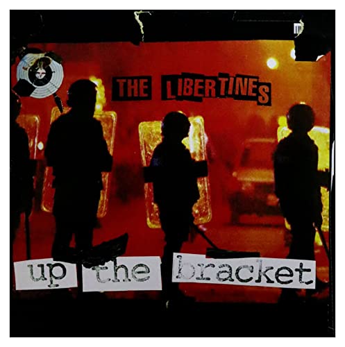 Red vinyl record cover for The Libertines’ “Up the Bracket” album.
