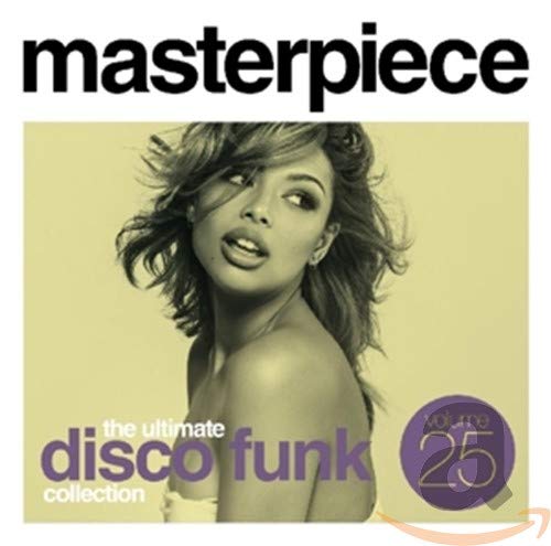 CD cover featuring a woman with wavy hair and “masterpiece” text.