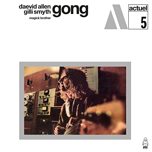 Album cover for Gong’s “Magick Brother” featuring a man with long hair.