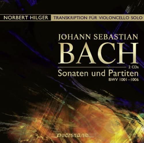 CD cover for Bach’s Sonaten und Partiten, transcribed for cello solo.