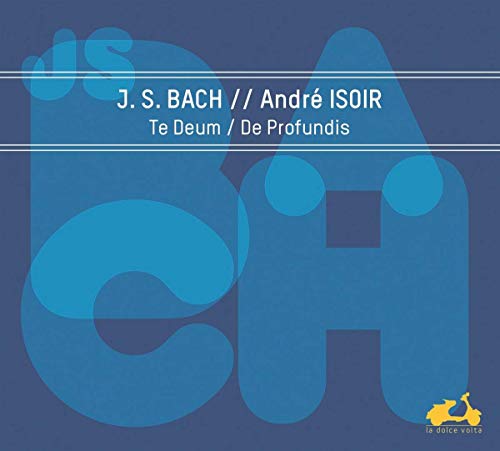 Blue CD cover with white text and yellow logo in the bottom right corner.