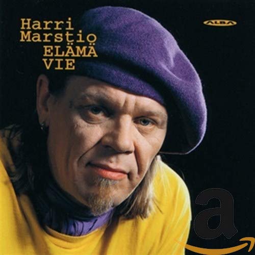 "CD cover with a man wearing a purple beret and yellow shirt."