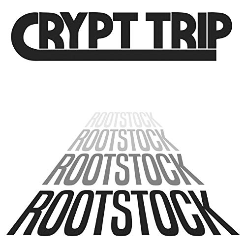 CD cover for Crypt Tripās āRootstockā with stacked, stylized text.