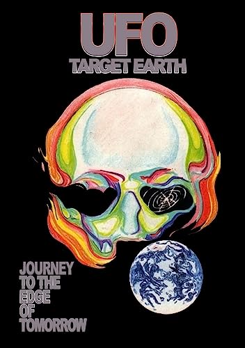 DVD cover: colorful skull with Earth below, title "UFO Target Earth".