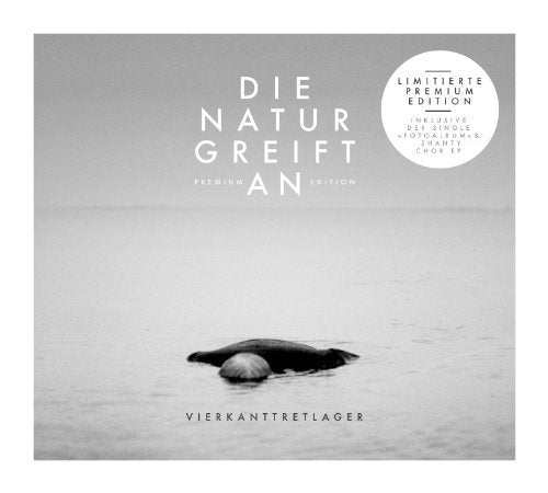 CD cover with a grayscale image of a walrus in water.