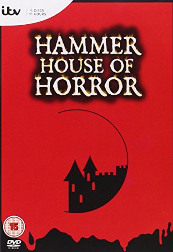 DVD cover with red background, "Hammer House of Horror" title, and castle silhouette.
