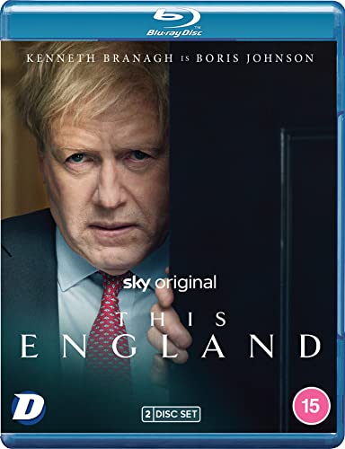 This England" Blu-ray cover featuring Kenneth Branagh as Boris Johnson.
