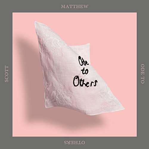 "Album cover with pink pillow and 'Ode to Others' text on a grey background."