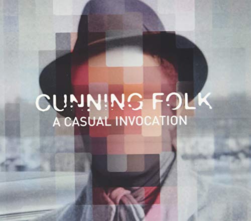 Pixelated album cover with a man wearing a hat and scarf.