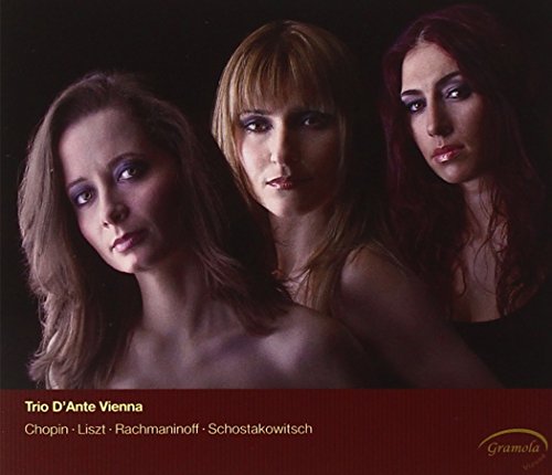 CD cover featuring three women with long hair, classical musicians.