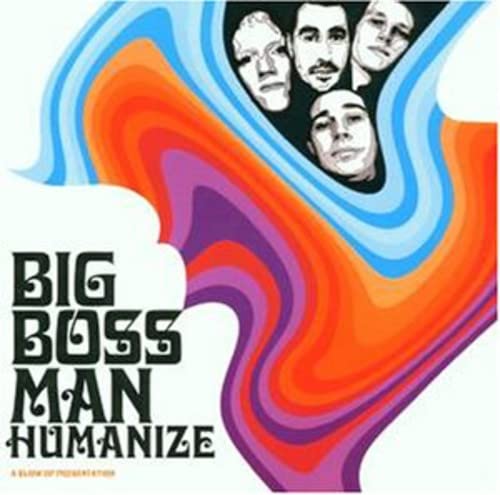 CD cover for “Big Boss Man - Humanize” with portrait collage.