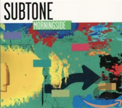 CD cover for Subtone's "Subtone" with abstract colorful paint and an arrow.