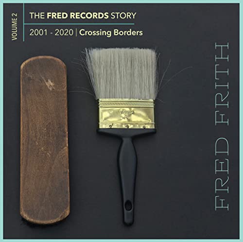 CD cover for "Frith Fred" featuring a paintbrush and wooden slat.