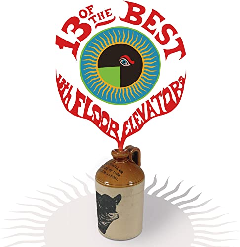 Album cover for 13th Floor Elevators featuring an eye and jug illustration.