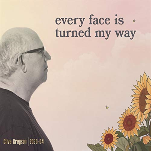 Album cover with older man and sunflowers, titled "Every Face Is Turned My Way".