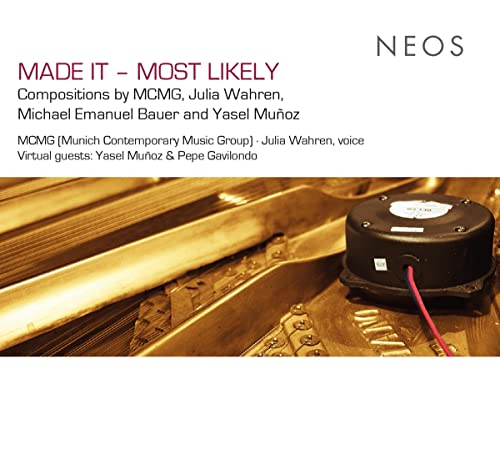 CD cover for “Made It - Most Likely” featuring a piano and device.