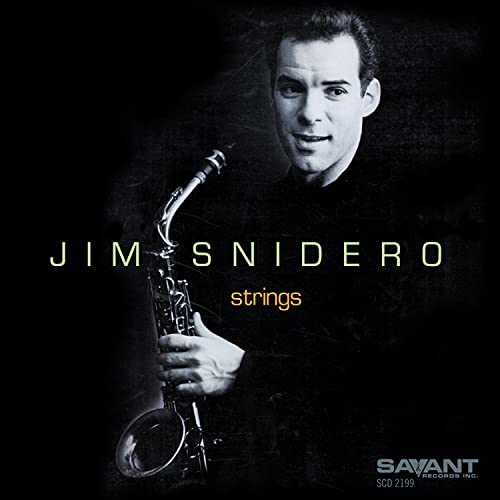 Jim Snidero album cover featuring a saxophonist in black and white.