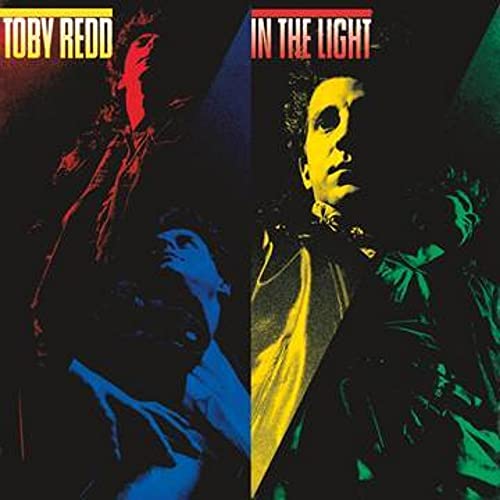Album cover for Toby Redd’s “In the Light” featuring a split portrait.