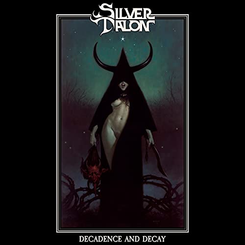 CD cover: hooded figure with horns in a dark, wintry landscape.