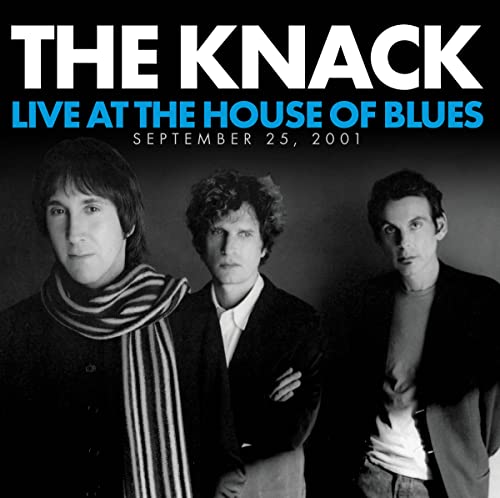 The Knack album cover featuring three men in black and white.