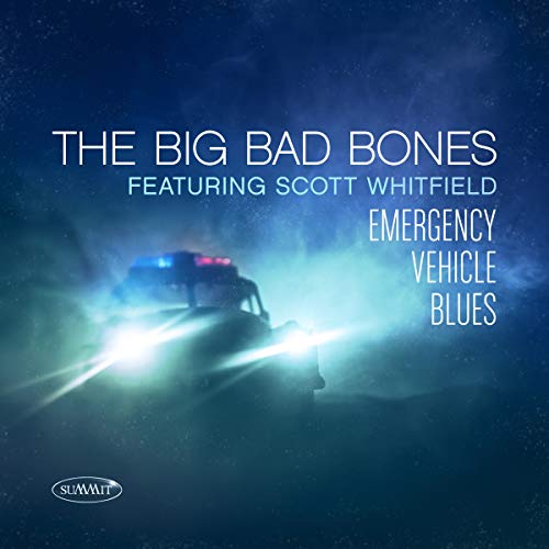 CD cover: police car silhouetted against a blue, hazy background.