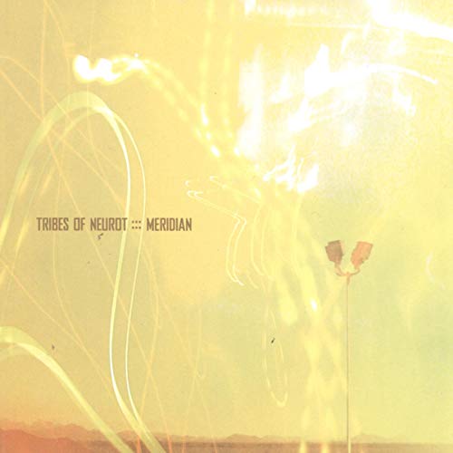CD cover for Tribes Of Neurot’s “Meridian” with abstract golden light.
