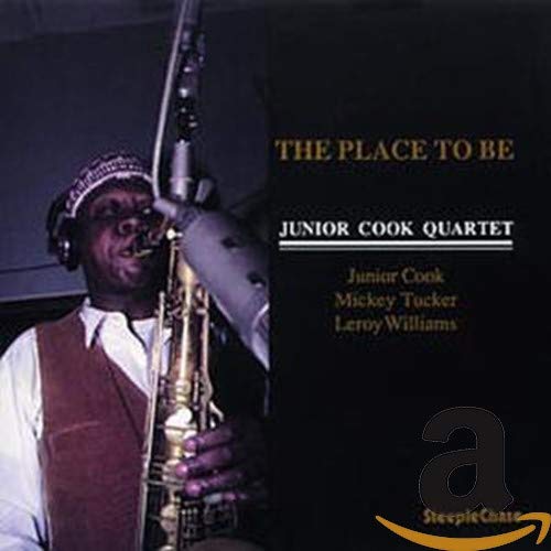 CD cover featuring Junior Cook playing saxophone with text details.