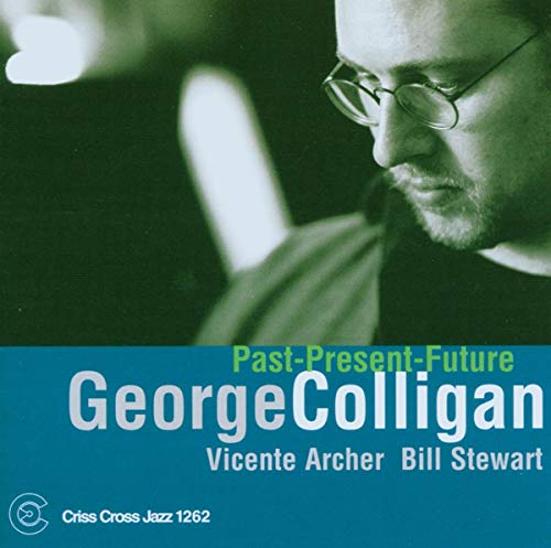 CD cover featuring jazz pianist George Colligan in profile, green background.
