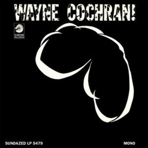 Black album cover with white abstract shape and "Wayne Cochran!" text.