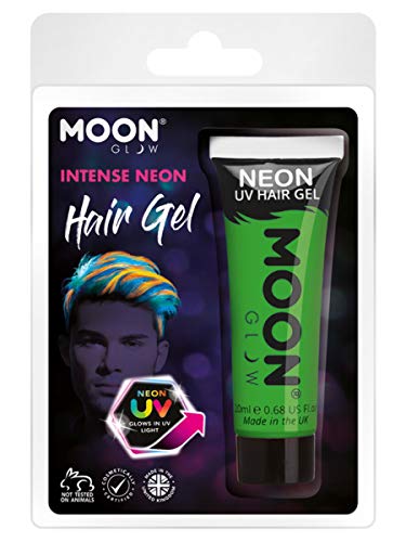 Moon Glow Intense Neon UV Hair Gel Green