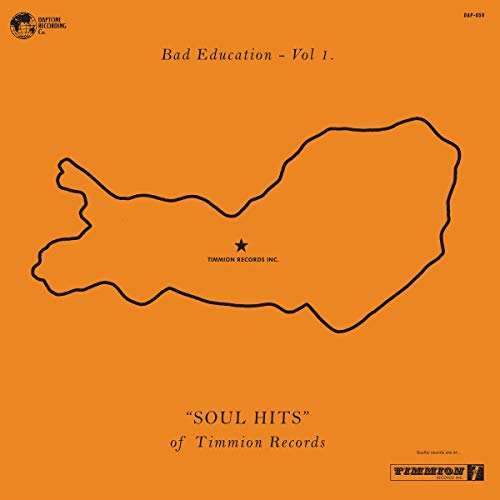 Orange vinyl record cover with a black outline of Finland and a star.