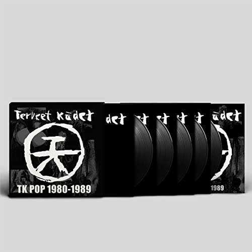 Vinyl record box set, “Terveet Kadet - TK-POP 1980-1989”, with black records.