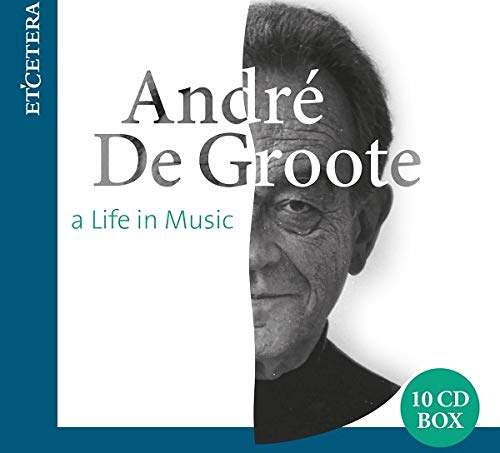 CD cover featuring a portrait of musician André De Groote.