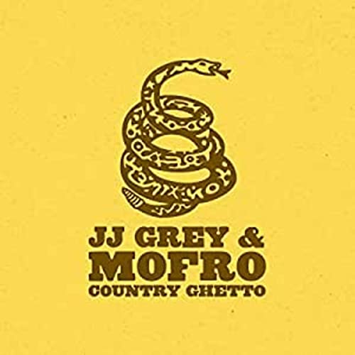 Album cover for JJ Grey & Mofro’s “Country Ghetto” featuring a coiled snake.