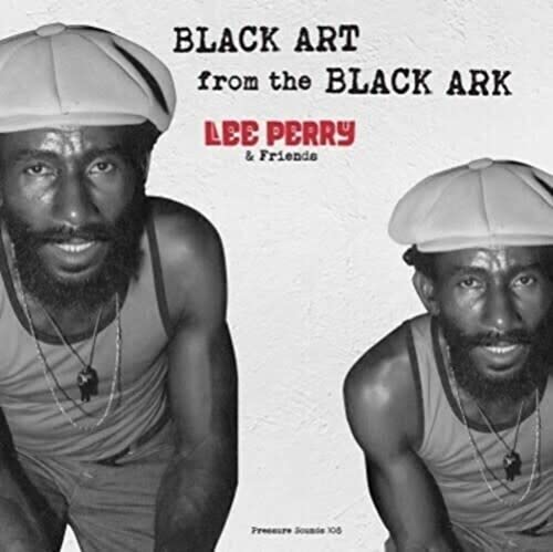 Lee Perry album cover, "Black Art From The Black Ark", featuring portraits.