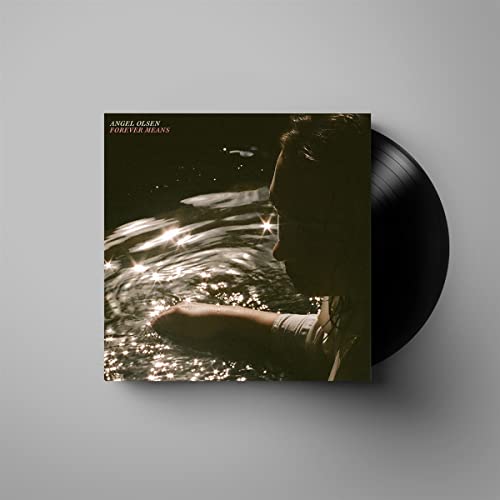 Angel Olsen album cover with a vinyl record beside it.