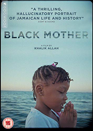 DVD cover for "Black Mother" featuring a young Black girl by the sea.