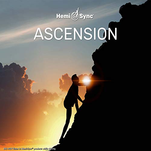 CD cover: silhouette climbing a rocky mountain towards a bright sun.