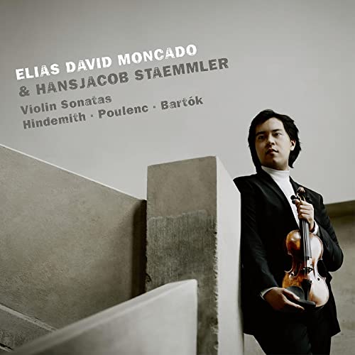 Violinist Elias David Moncado with Hansjacob Staemmler, album cover.
